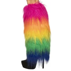 Benvarmere i rainbow plys