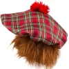 Beret Mr Tartan rød