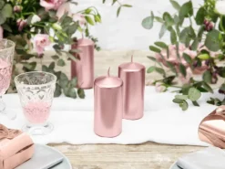 Bloklys i Kobber - Rosegold