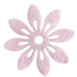 Blomster i filt 12cm i diameter