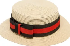 Boater hat med bånd - Deluxe