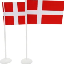 Bordflag på fod 6 stk