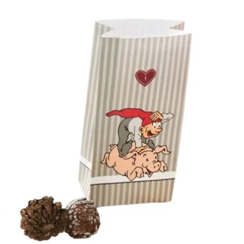Bramming godtepose i Grå