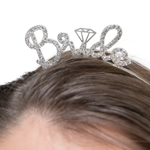 `Bride` Tiara sølv