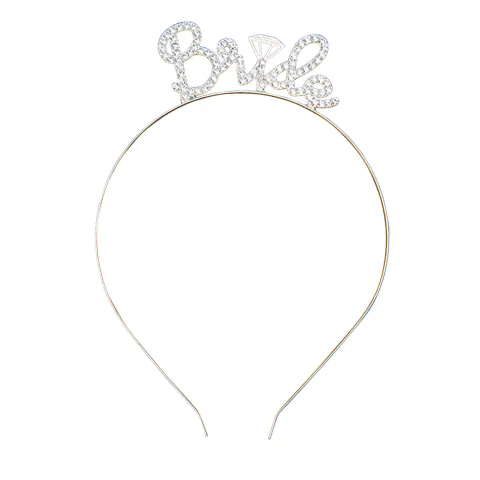 `Bride` Tiara sølv