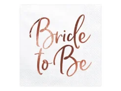 Bride to Be Servietter HVID