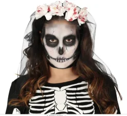 Brudeslør Hvid blomst halloween