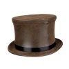 Brun ruskinds tophat