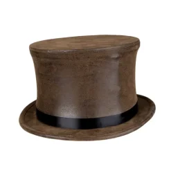 Brun ruskinds tophat