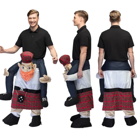 Carry Me kostume Funny Scotsman (one size)
