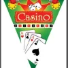 Casino Flagbanner, 5meter