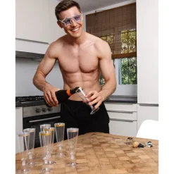 Champagneglas sæt 4 stk - guld