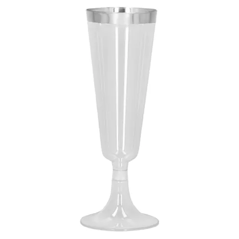 Champagneglas sæt 4 stk - Sølv