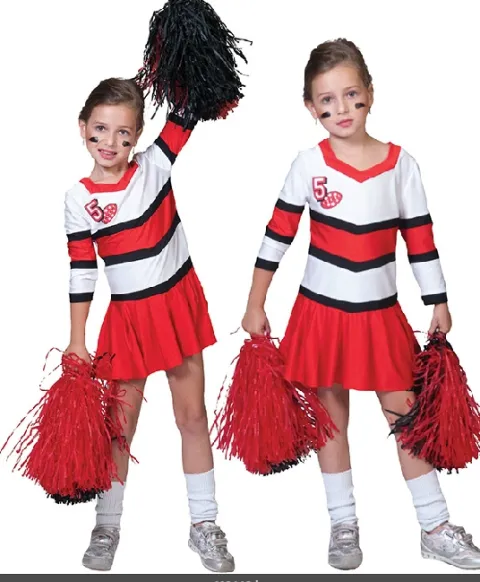 Cheerleader kostume ANGIE pige