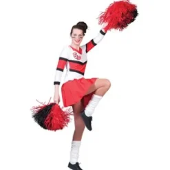 Cheerleader kostume CHERRY voksne