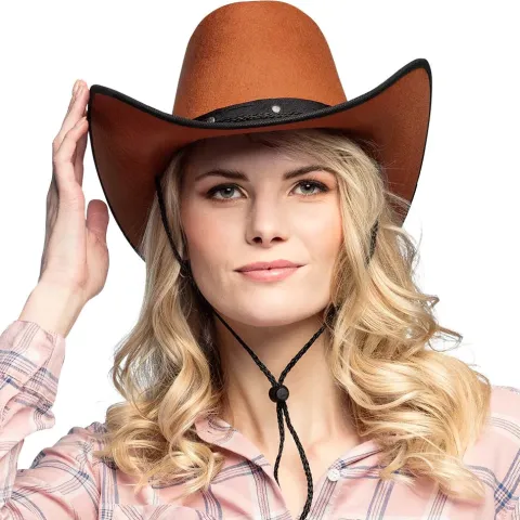Cowboyhat Brun