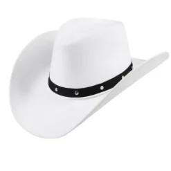 Cowboyhat Hvid