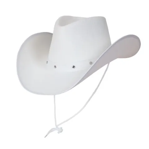 Cowboyhat Hvid - Texas