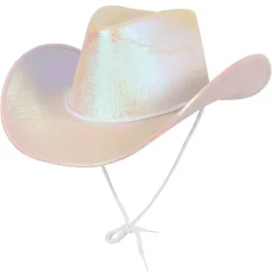 Cowboyhat i Shiny Hvid