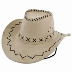 Cowboyhat med syninger LUX