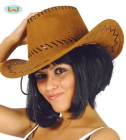 Cowboyhat med syninger LUX