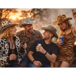Cowboyhat med tigerprint