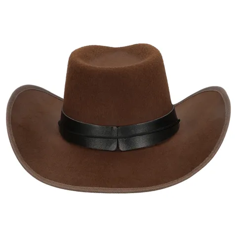 Cowboy hat Wyatt brun