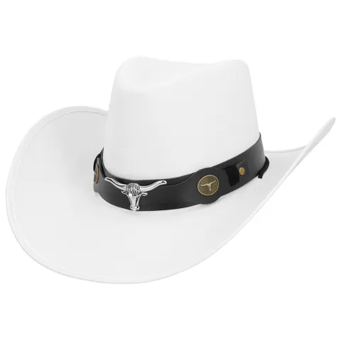 Cowboyhat - Wyatt hvid