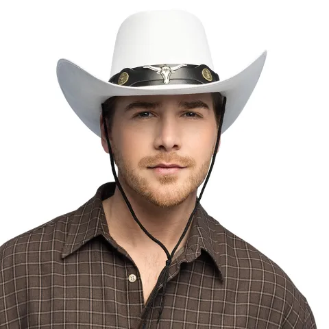 Cowboyhat - Wyatt hvid