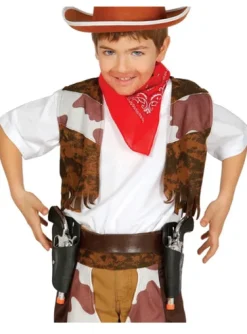 Cowboy pistoler dobbelt med etui BARN