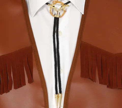 Cowboy slips med tyr