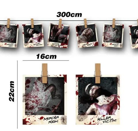 Crime scene foto guirlande