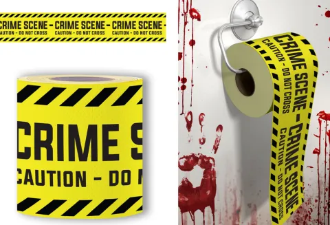 Crime Scene - toilet papir