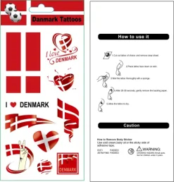 DANMARK tattoo EM