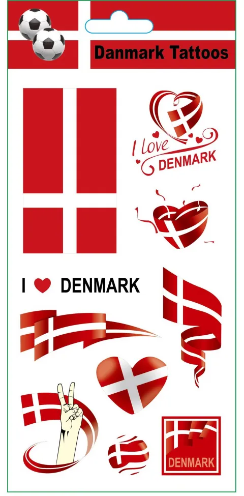 DANMARK tattoo EM