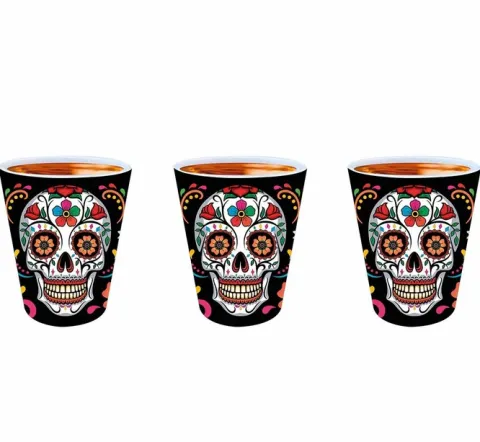 Day of the Dead shots glas