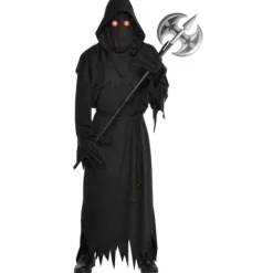 Døden Sort Kåbe Voksen - Glaring Reaper