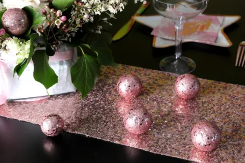 Dekorationskugler i Rosegold