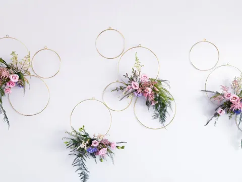 Dekorations ringe Guld