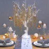 Diamant guirlande med gyldne plastdiamanter