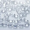 Diamant guirlande med klare plastdiamanter