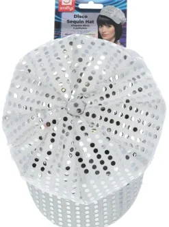 Disco kasket med sølv-dots