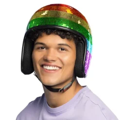 Discokugle hjelm Pride