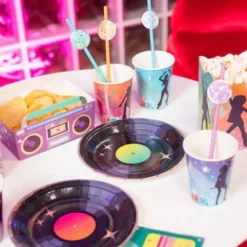 Disco retro tallerken