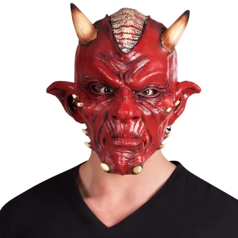 Djævel Deluxe Latexmaske