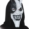 Dæmon maske sort/hvid