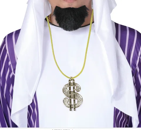Dollar medallion i "guldsnor"
