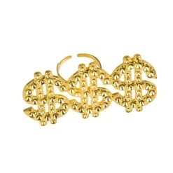 Dollar ring -3 dobbelt