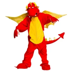 Dragekostume til børn Rød