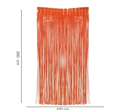 Dørforhæng i Neon orange